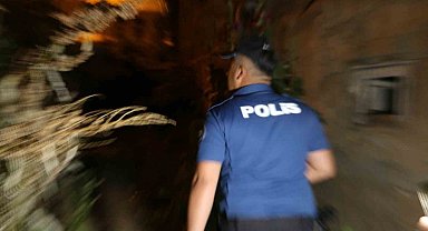 Hakkari polisinden metruk evler ve ormanlık alanlarda asayiş uygulaması