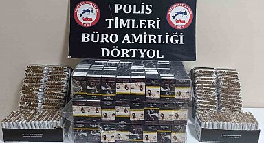 Hatay'da gümrük kaçağı sigara operasyonu