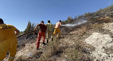 Hatay'da orman yangını kısa sürede kontrol altına alındı