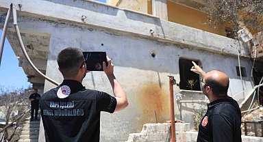 Hatay'da yangında 4 bina ağır hasar aldı