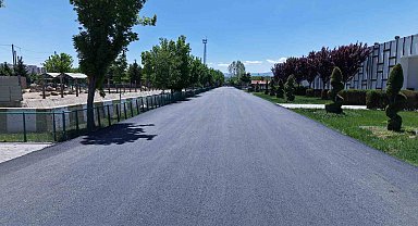 Hayvanat bahçesinde yürüyüş yolları yenilendi
