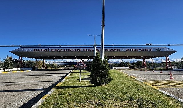 Haziran ayında Erzurum Havalimanı'nda 103 bin 792 yolcuya hizmet verildi