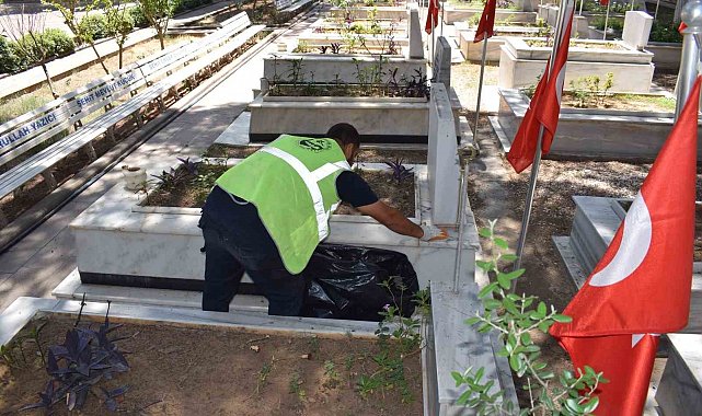 HBB, mezarlıklarda bakım ve onarım çalışmalarını sürdürüyor