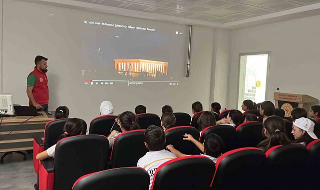 Hisarcık Gençlik Merkezinde 15 Temmuz Demokrasi ve Milli Birlik Günü etkinlikleri