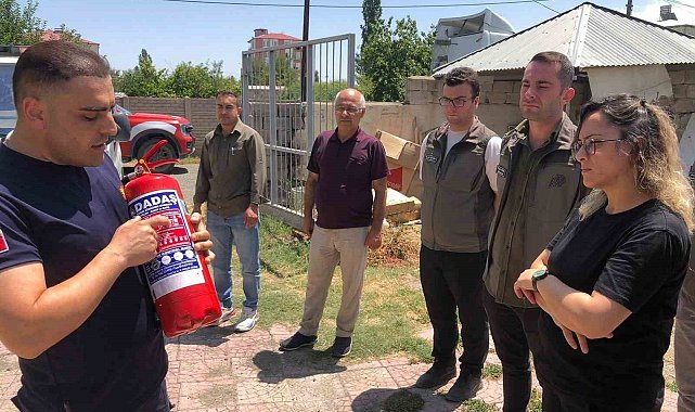 Iğdır'da yangın güvenliği eğitimi verildi