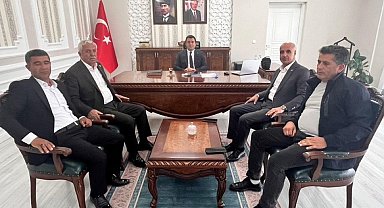 İl Meclis Üyelerinden Kaymakam Dertlioğlu'na ziyaret