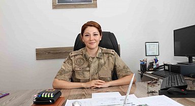 İlçede kadın jandarma komutanı sevinci