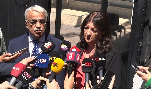 İmralı heyeti, Cumhurbaşkanı Erdoğan ile görüşme öncesinde açıklamalarda bulundu