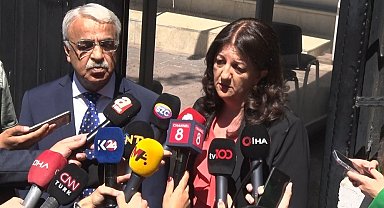 İmralı heyeti, Cumhurbaşkanı Erdoğan ile görüşme öncesinde açıklamalarda bulundu