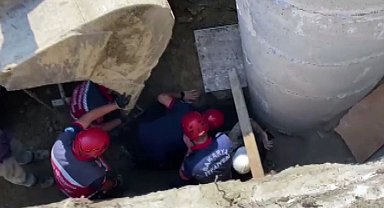 İnşaat alanında göçük: Bir işçi toprak altında kaldı