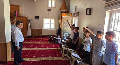 İpekyolu Müftüsü Tavlaşoğlu'dan Kur'an kurslarına ziyareti