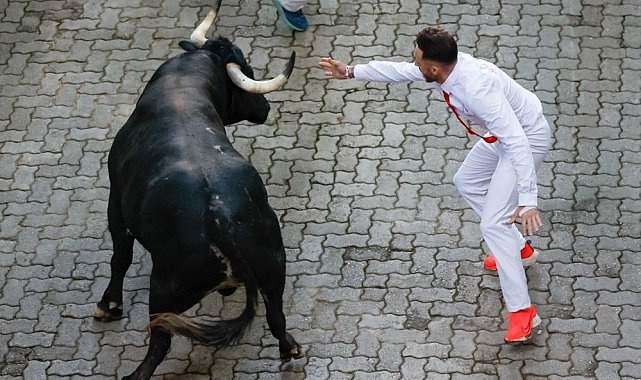 İspanya'da boğa koşularında 8 kişi yaralandı