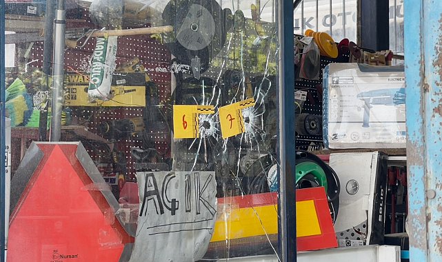 Isparta'da hırdavatçı dükkanı kurşunlandı