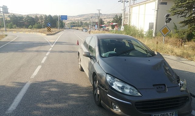Isparta'da iki otomobil çarpıştı: 1 yaralı
