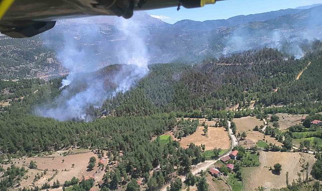 Isparta'daki orman yangını kontrol altına alındı