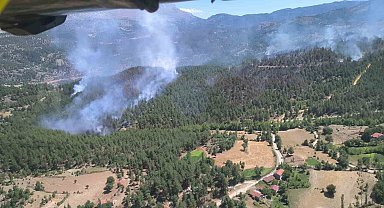 Isparta'daki orman yangınında 20 hektar alan zarar gördü