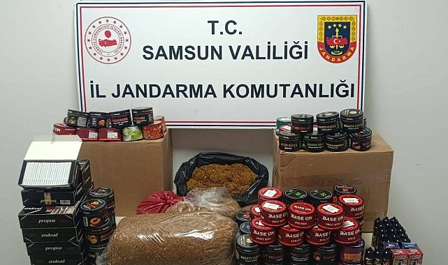 Jandarma kaçak tütün mamulleri ele geçirdi