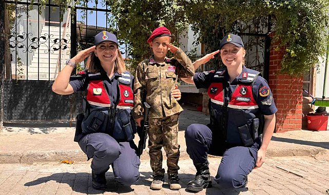 Jandarmadan anlamlı ziyaret