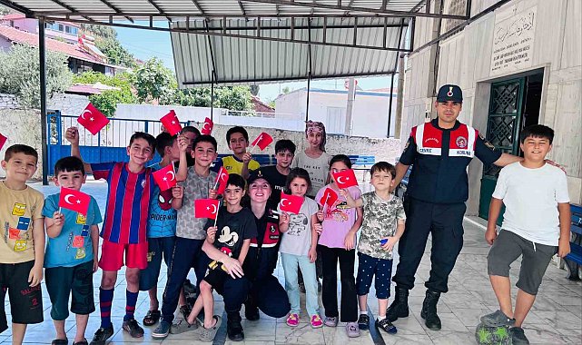 Jandarmadan Söke'de çevre bilinci ve yangın uyarısı