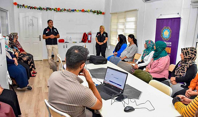 Kadınlara afetlere karşı farkındalık eğitimi verildi