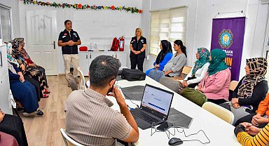Kadınlara afetlere karşı farkındalık eğitimi verildi
