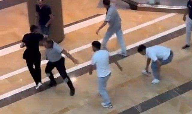Kahramanmaraş Piazza AVM'de kavga