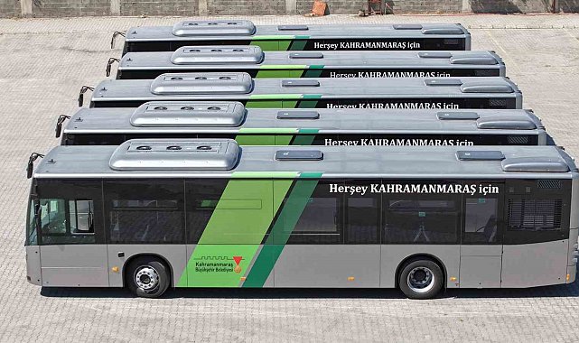 Kahramanmaraş'a 5 yeni otobüs