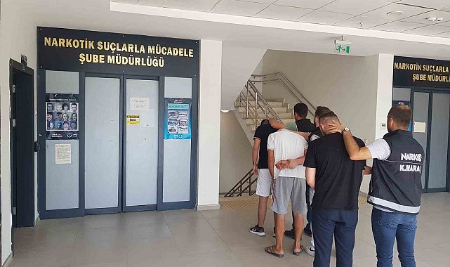 Kahramanmaraş'ta uyuşturucuya 3 tutuklama