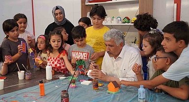 Kahta Belediyesi yaz sanat kursları genç yetenekleri yetiştiriyor