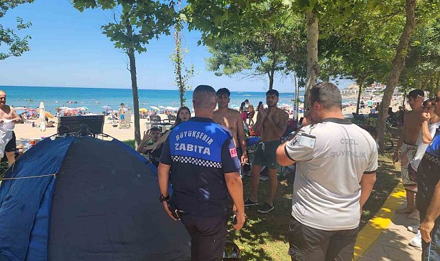 Kamp alanı dışına çadır kuranlara sıkı denetim