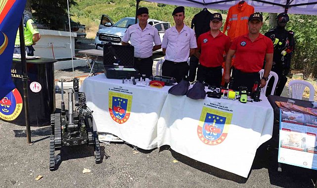KapıkayaFest'te jandarma standına yoğun ilgi