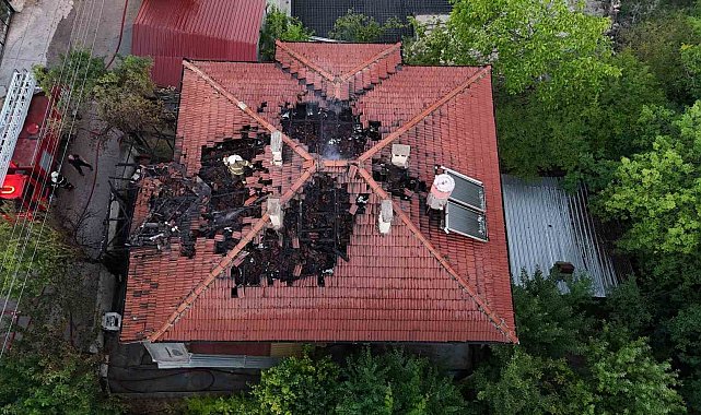 Karabük'te kamelyada çıkan yangın eve sıçradı