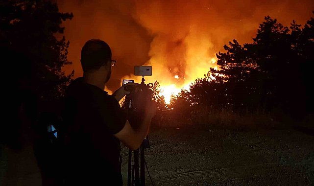 Karabük'te orman yangınına 6 saattir 116 araçla müdahale ediliyor