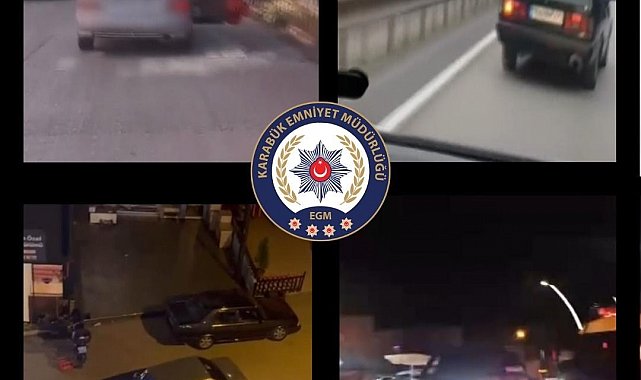 Karabük'te trafik kurallarını ihlal eden sürücülere ceza yağdı