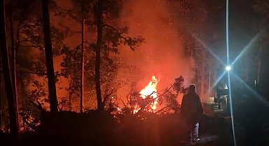 Karacabey Belediyesi'nden Alacaat'taki yangına karşı destek