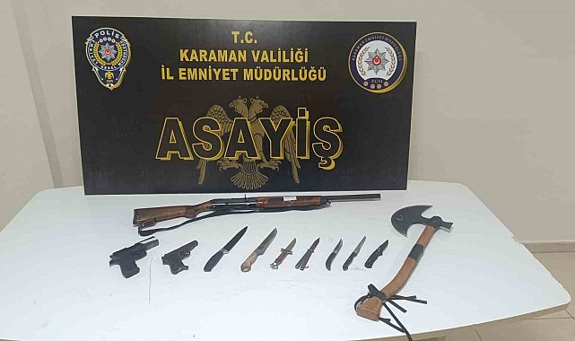 Karaman'da aranan 8 kişi tutuklandı