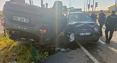 Kars'ta trafik kazası: 2 yaralı