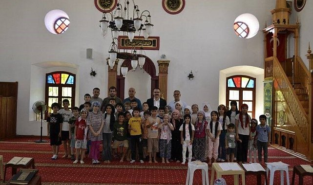 Kaymakam Ateş, Kur'an Kursu öğrencileri ile bir araya geldi