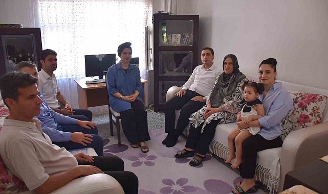 Kaymakam Başar, Sason'da şehit aileleri ve gazi aileleriyle araya geldi