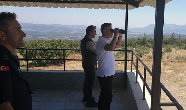 Kaymakam Koç, kırsal mahallelerde yangın tedbirlerini inceledi