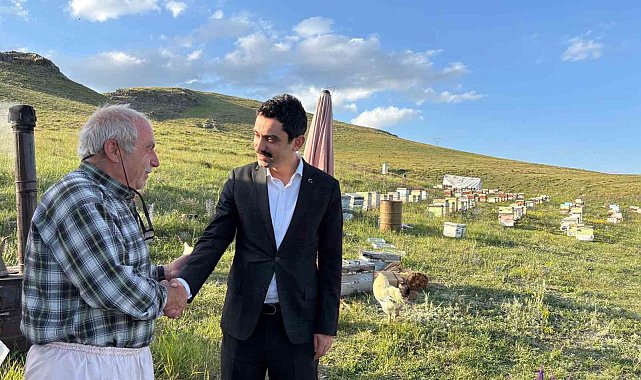 Kaymakam Tutal'dan arıcıya ziyaret