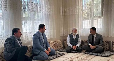 Kaymakamın ilk ziyareti şehit ailesine oldu