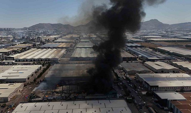 Kayseri OSB'deki yangın fabrikaya 'yangın sprink sistemi' kurarken çıkmış