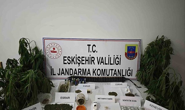 Kenevir bitkisi ekimi yapılan ikamete operasyon düzenledi