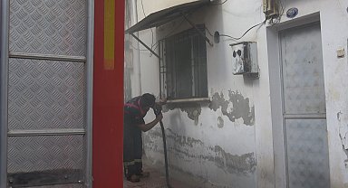Kilis'te evde çıkan yangın kısa sürede söndürüldü