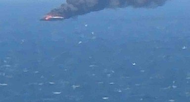Kınalıada açıklarında teknede yangın paniği: 16 kişi denize atladı