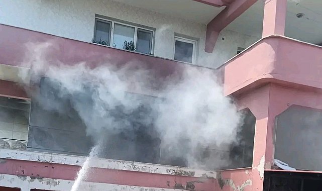 Kırıkhan'da ev yangını