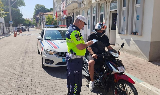 Kırklareli'nde trafik denetimi: 221 sürücüye ceza