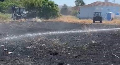 Kocaeli'de tarım arazisinde yangın çıktı