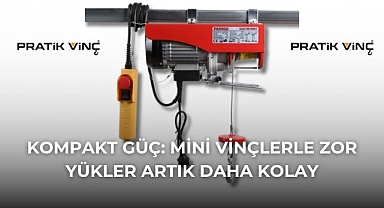 Kompakt Güç: Mini Vinçlerle Zor Yükler Artık Daha Kolay